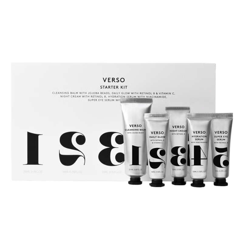 VERSO SKINCARE Kit de démarrage coffret de soins du visage