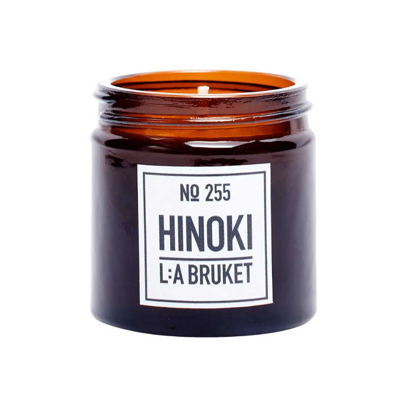 L:A BRUKET No. 255 Scented Candle Hinoki 50g bougie parfumée