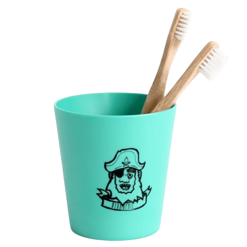Hydrophil Tasse à dents pour enfants verte