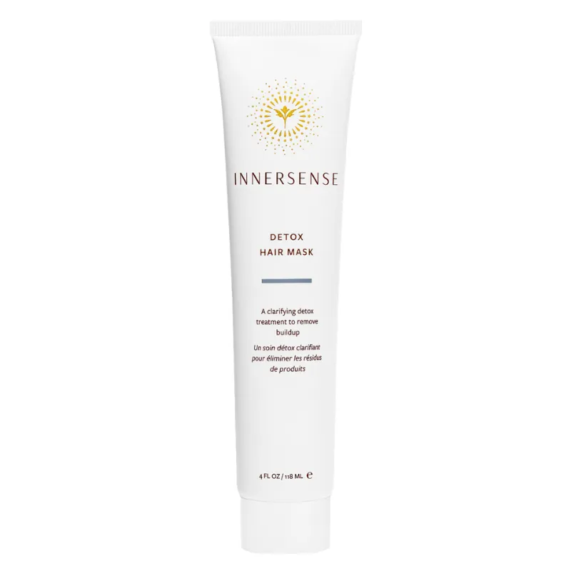 INNERSENSE Detox Hair Mask, 118 ml Tube, klärende Detox-Behandlung zur Entfernung von Produktablagerungen.