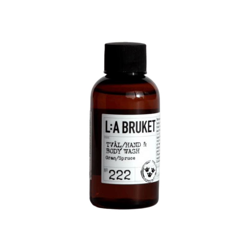 L:A BRUKET No. 222 Hand & Body Wash Sapin taille voyage