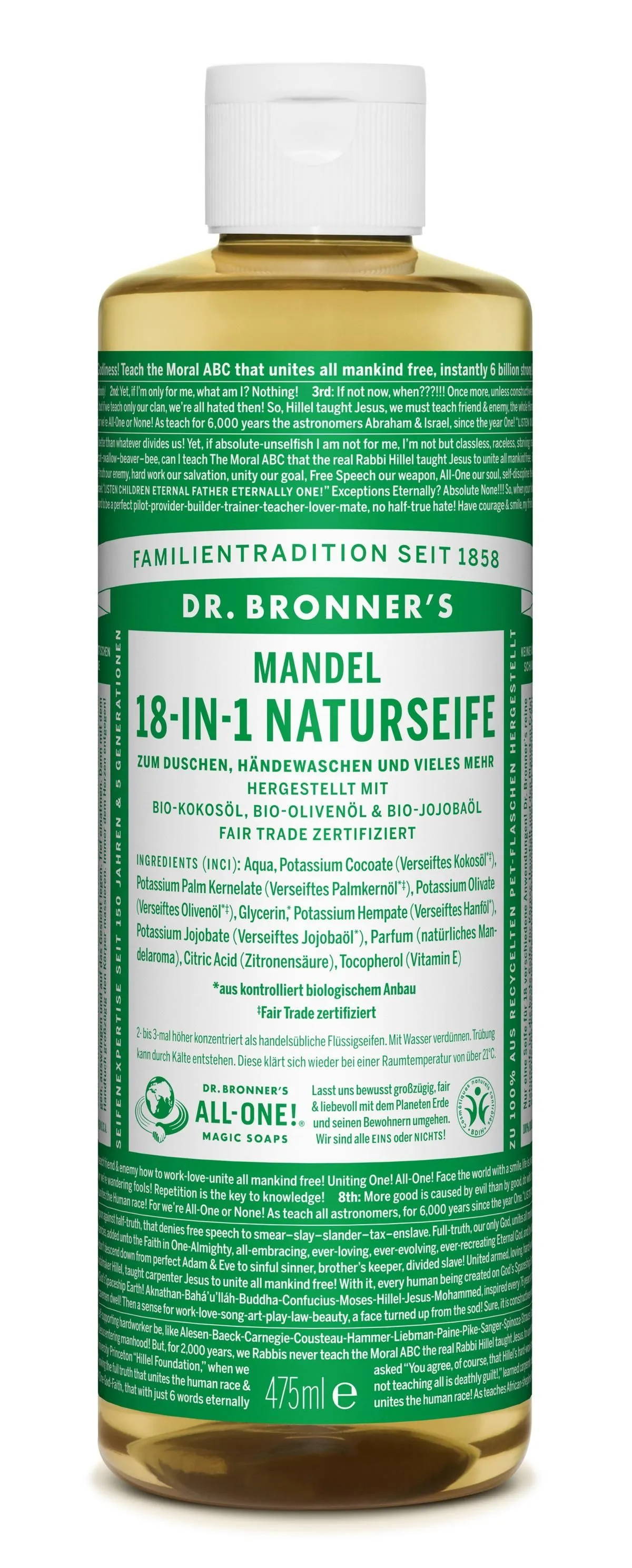 18 en 1 Savon Naturel Bio Amande