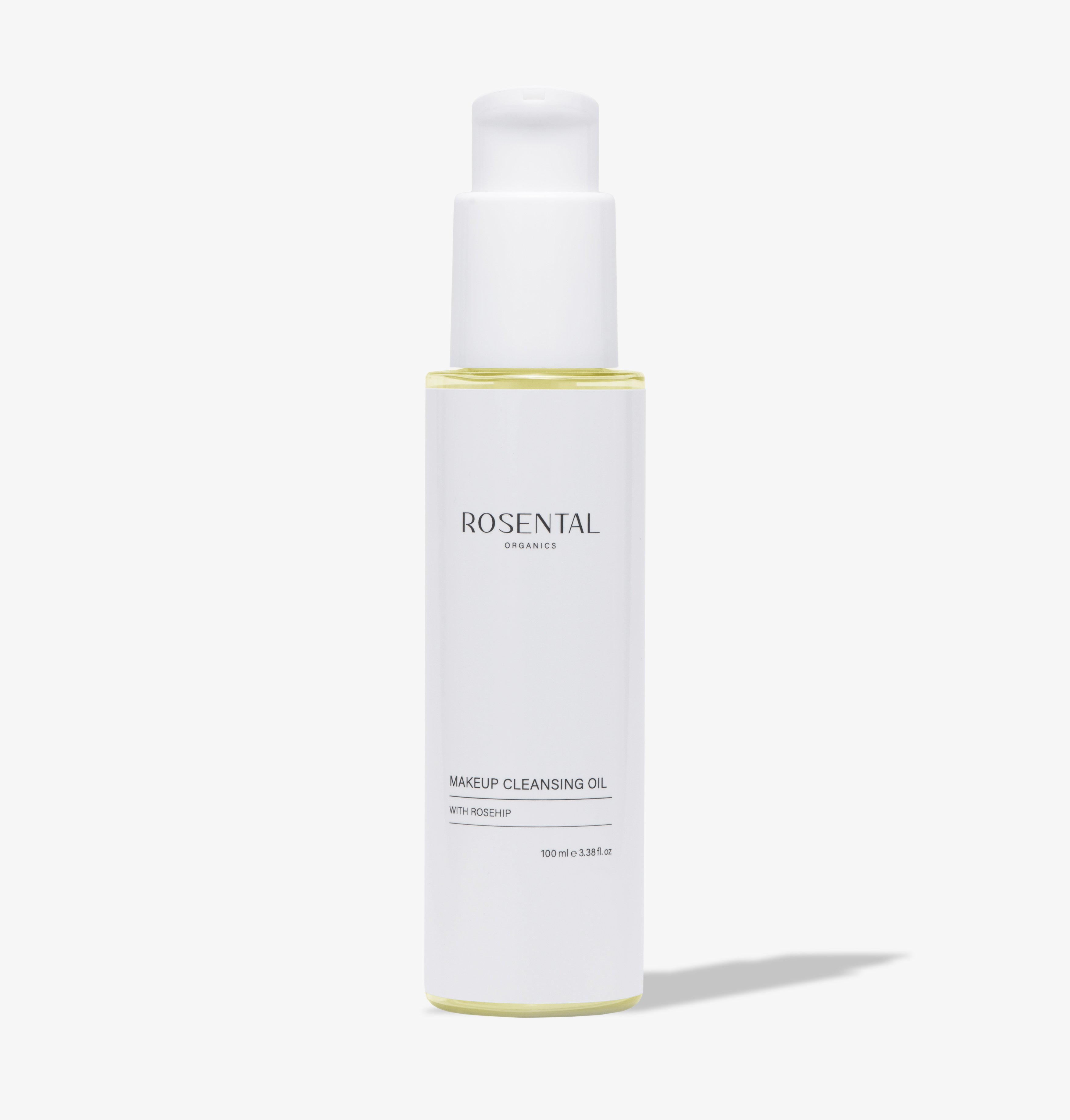 4260576414502 Rosental Organics Makeup Cleansing Oil mit Hagebutte, 100 ml Flasche auf weißem Hintergrund.