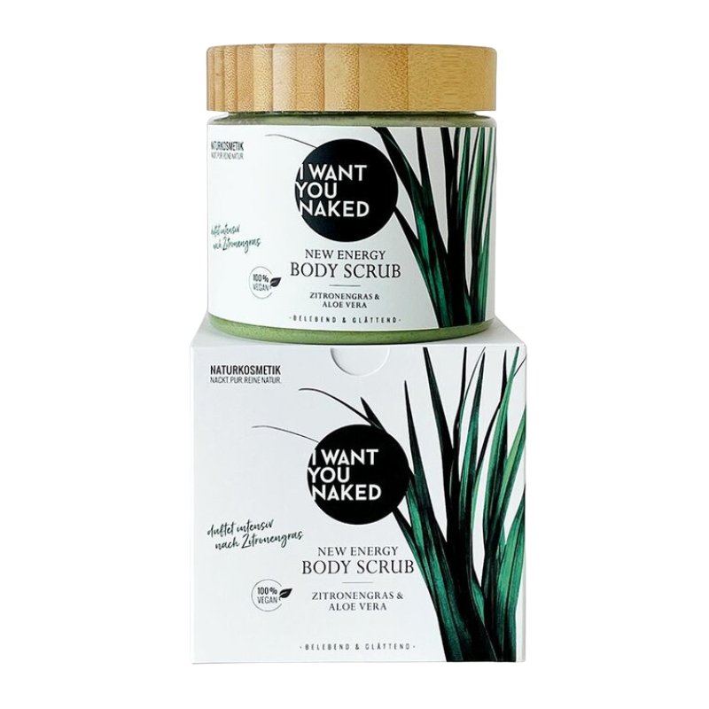 NOUVEAU GOMMAGE CORPOREL ÉNERGIE avec citronnelle et aloe vera