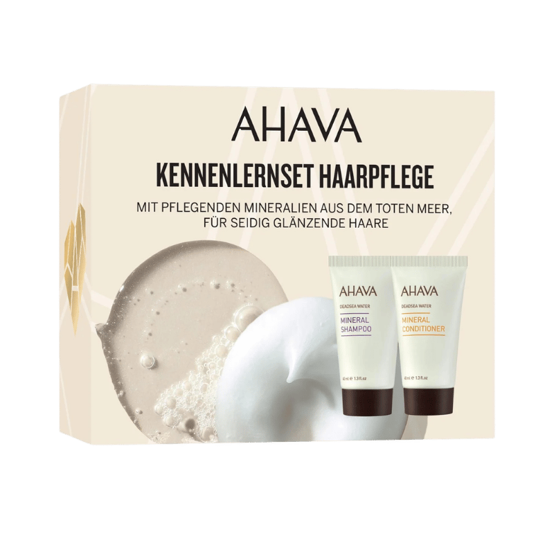 Ahava Coffret découverte soin capillaire minéral set voyage