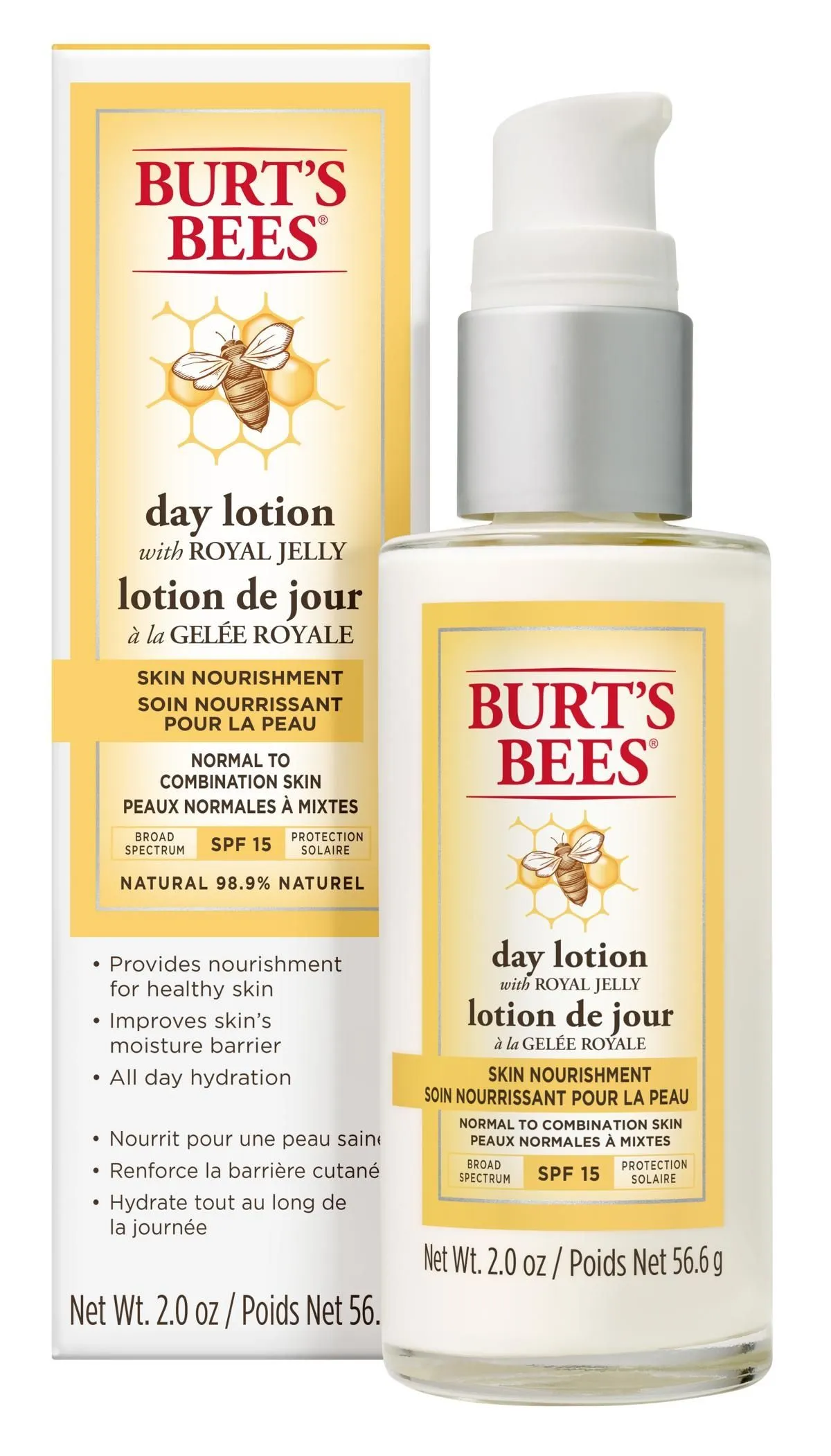 Lotion de jour pour le soin de la peau