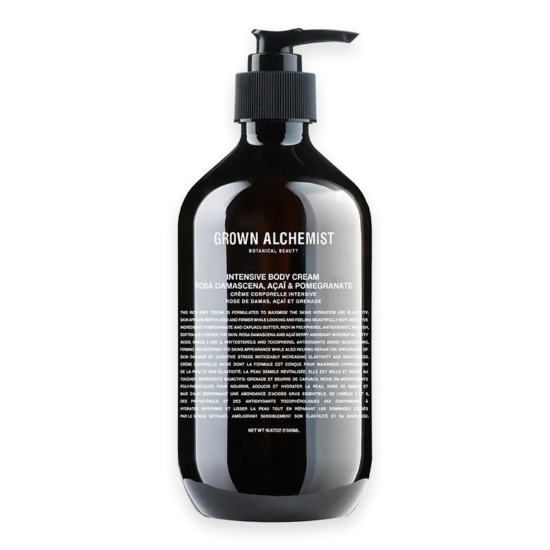 Crème corporelle intensive Rosa Damascena, Acai & Grenade