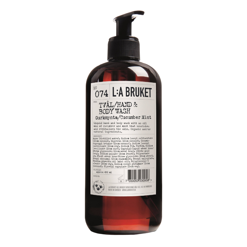 No. 074 Gel lavant pour les mains et le corps Concombre/Menthe