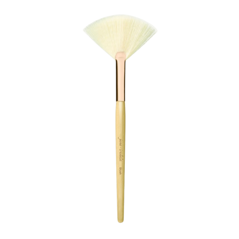 Jane Iredale White Fan Blush Brush Make-up Pinceau