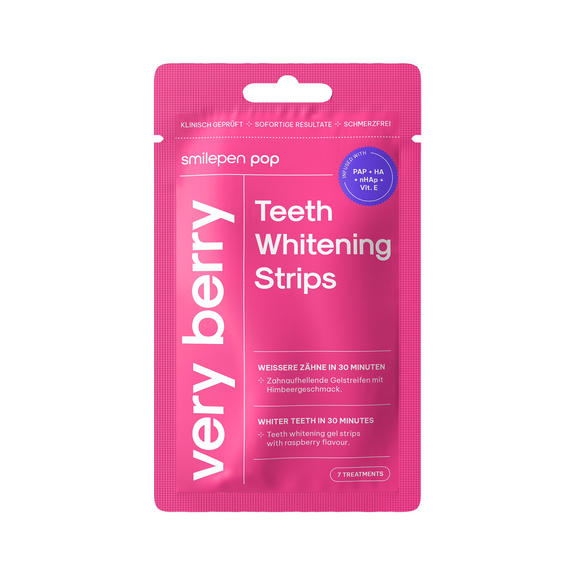 Pop "Very Berry" Teeth Whitening Strips Pop "Very Berry" Teeth Whitening Strips