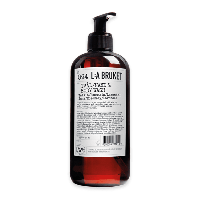 No. 094 Gel Lavant pour les Mains et le Corps Sauge/Romarin/Lavande 450ml