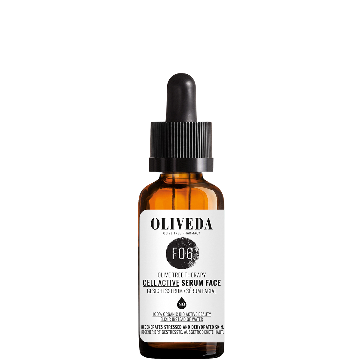 OLIVEDA_1200x1200_72dpi_F06_SerumFace_30ml F06 Sérum facial Cell Active