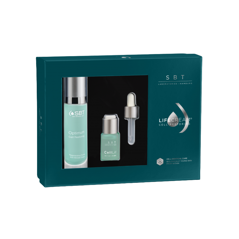Set de Restauration Cellulaire - Crème Régénérante Raffermissante Anti-Rides & Sérum CellLife gratuit