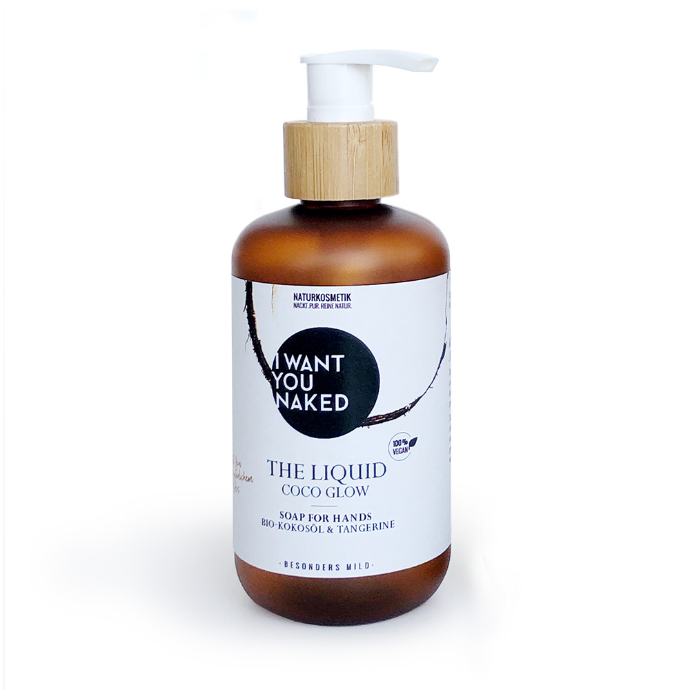 LE LIQUID Coco Glow avec de l'huile de coco bio et de la mandarine