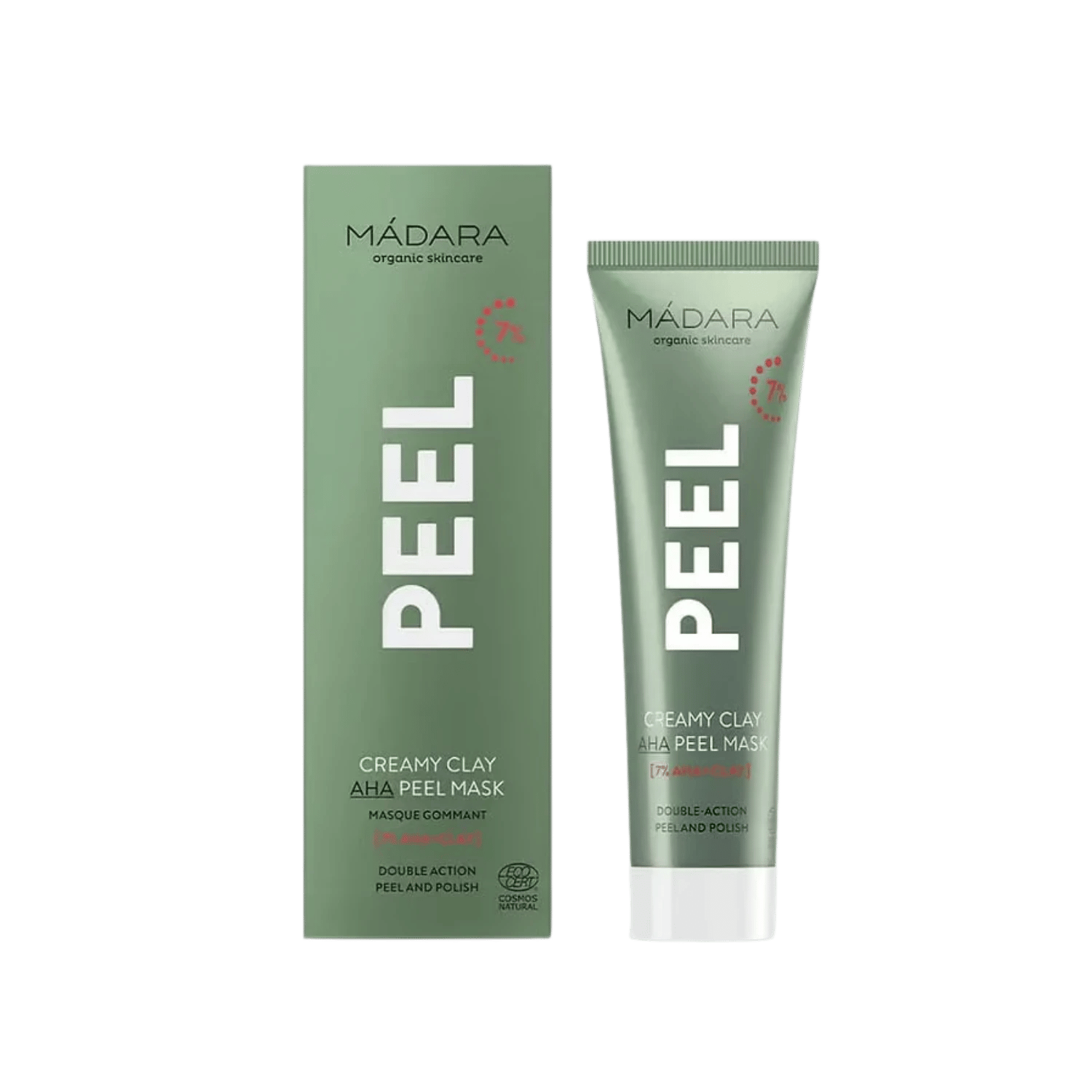 MADARA Organic Skincare PEEL Creamy Clay AHA Peel Mask