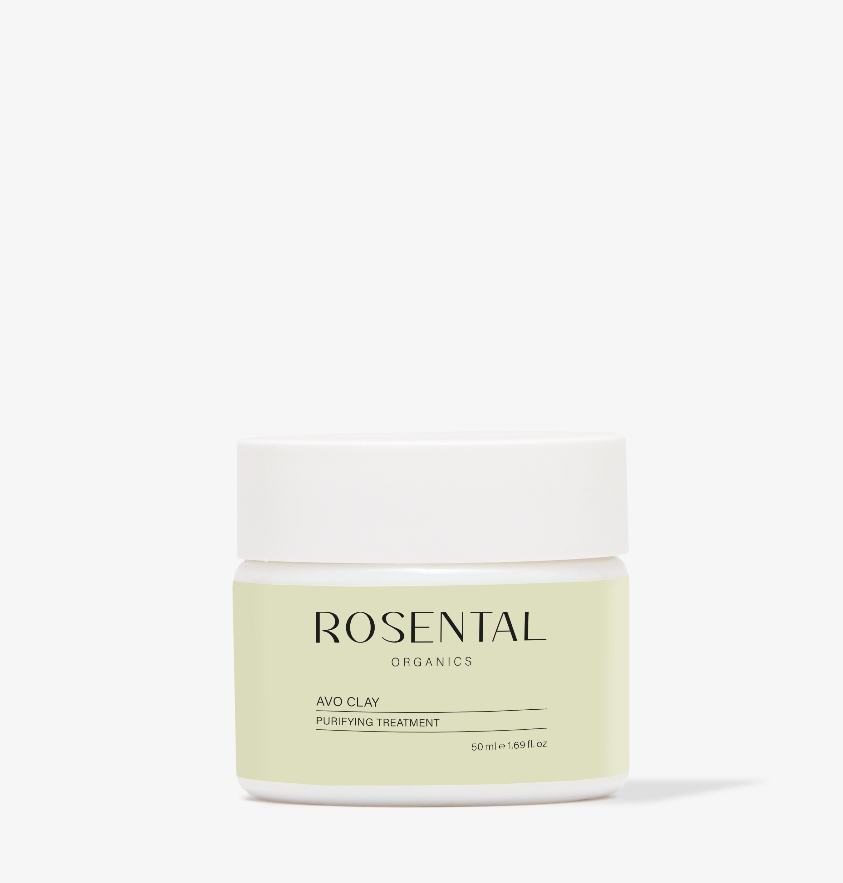 4260576411174 Rosental Organics Avo Clay Purifying Treatment, 50 ml, auf weißem Hintergrund.