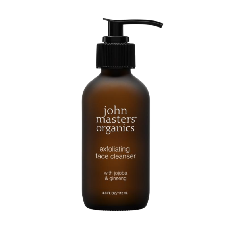 Nettoyant exfoliant pour le visage avec Jojoba + Ginseng