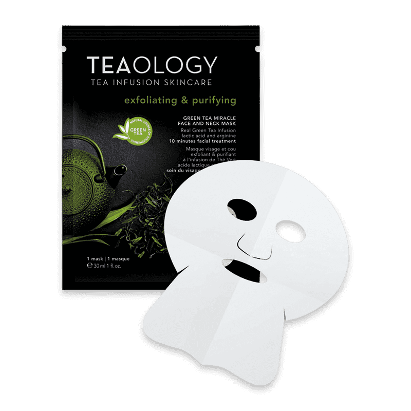 Masque miracle au thé vert pour le visage et le cou