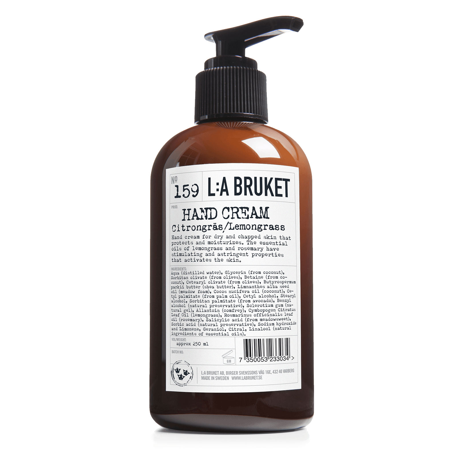 No. 159 NOUVELLE Crème pour les mains Citronnelle 30ml