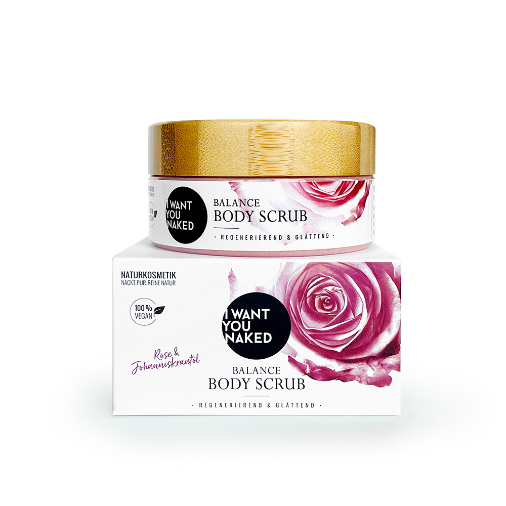 BALANCE Gommage Corporel avec Huile de Rose et de Millepertuis