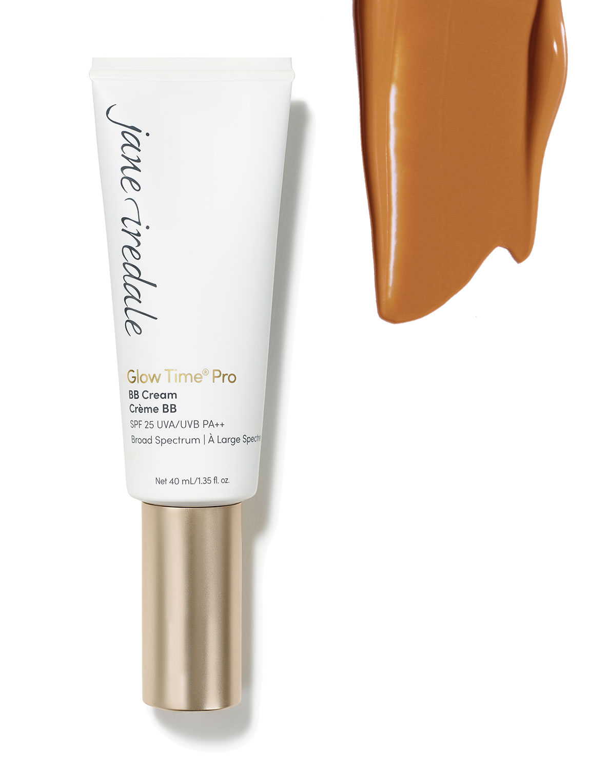 Jane Iredale Glow Time Pro BB Cream GT11, Tube und Farbprobe, SPF 25, 40 ml