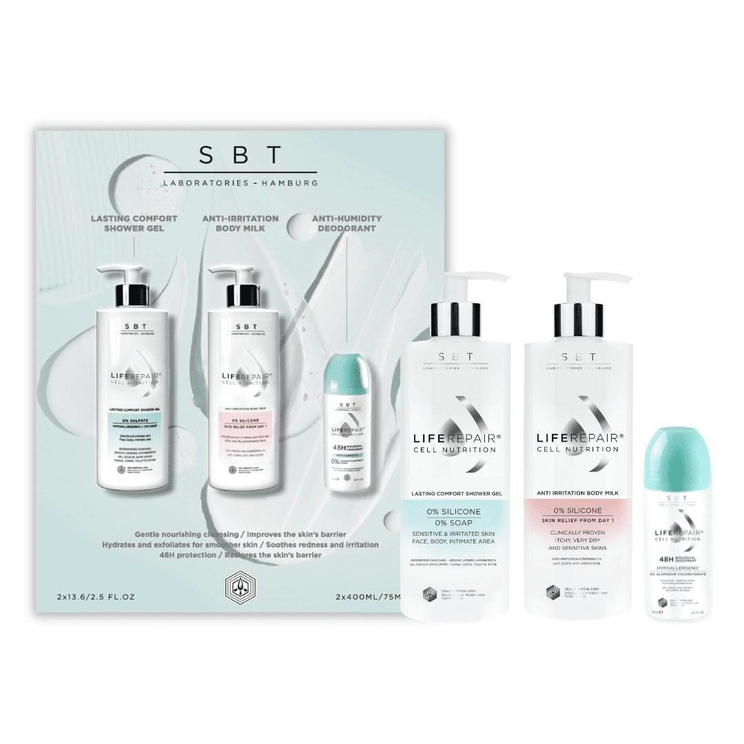 Bodyset Cell Nutrition Gel Douche & Lait Corporel & Déodorant Anti-Humidité