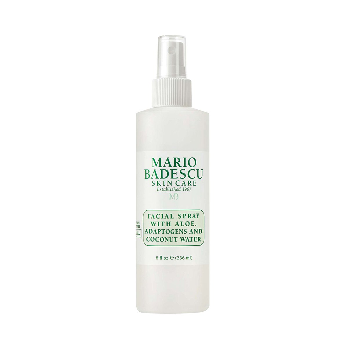 13454_0 Flasche Mario Badescu Gesichtsspray mit Aloe, Adaptogenen und Kokoswasser, 236 ml.