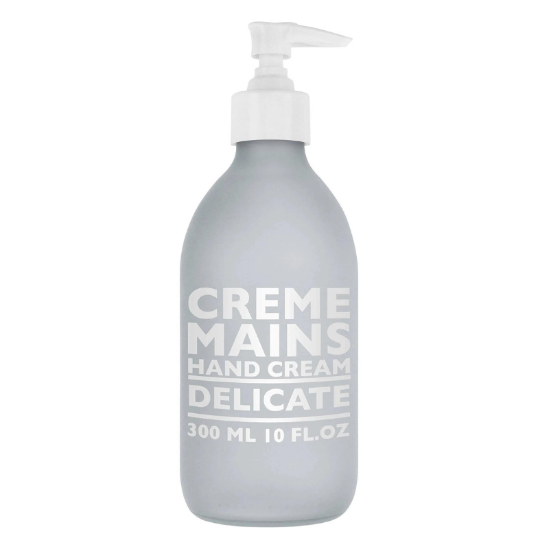 Handcreme 300 ml Flasche, Delicate, mit Pumpspender.