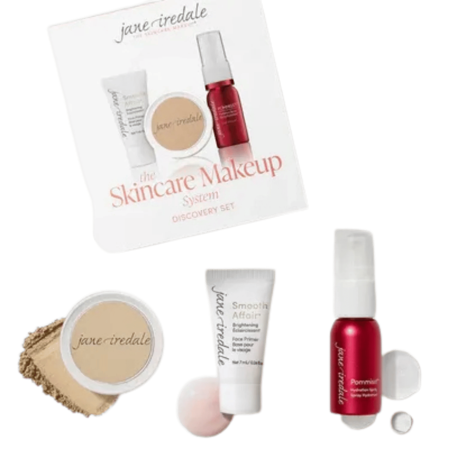 Jane Iredale Skincare Make up System Discovery Set Warm Sienna