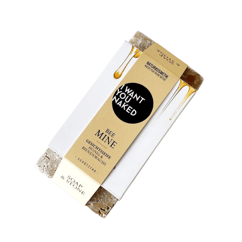 I want you naked SOAP & STONE Naked Stone avec savon pour le visage BEE MINE