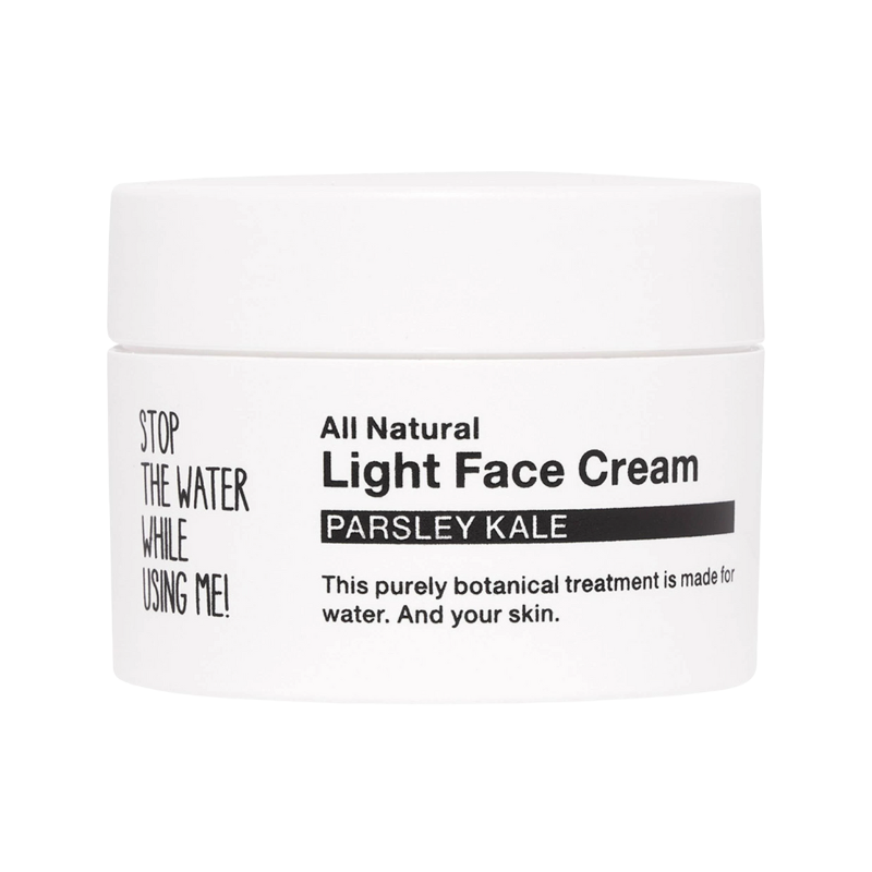 Crème légère pour le visage au persil et au chou frisé 100 % naturel
