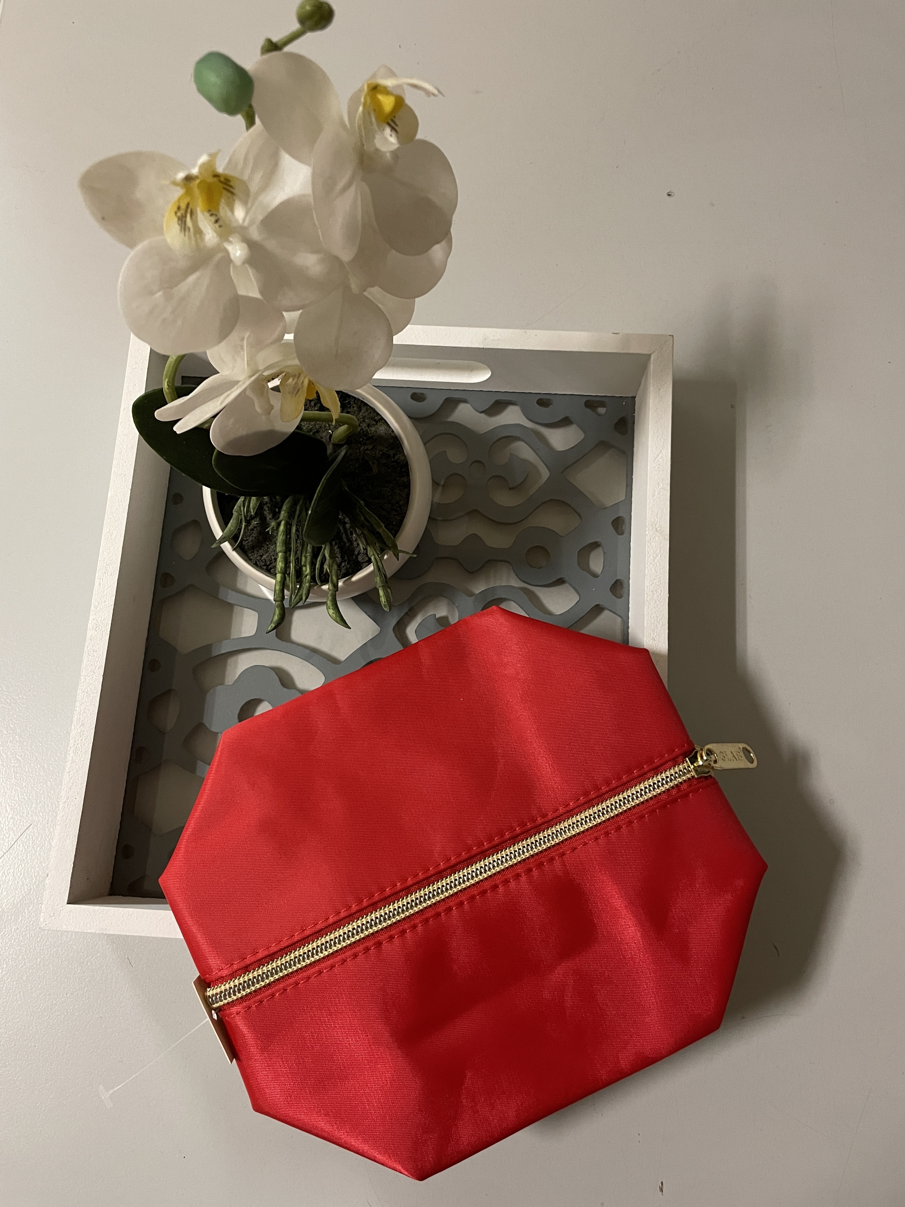 Sac de beauté 3LAB rouge