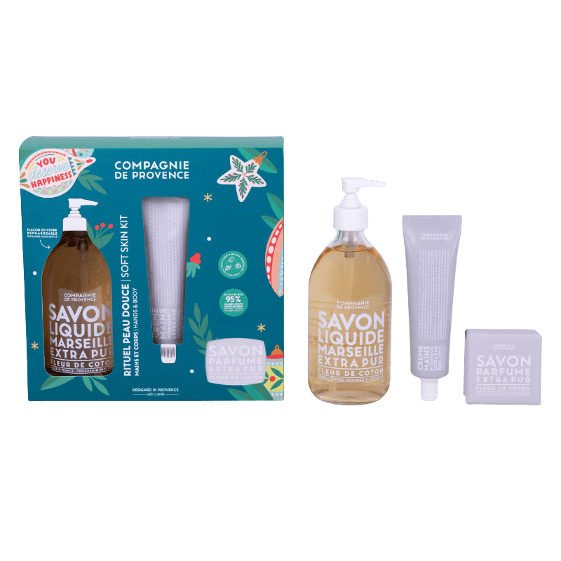 La Compagnie de Provence Soft Skin Kit Cotton Flower