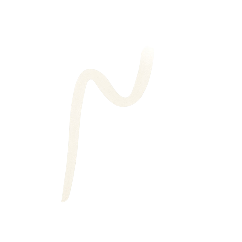 Weiße Augenstiftlinie auf schwarzem Hintergrund.