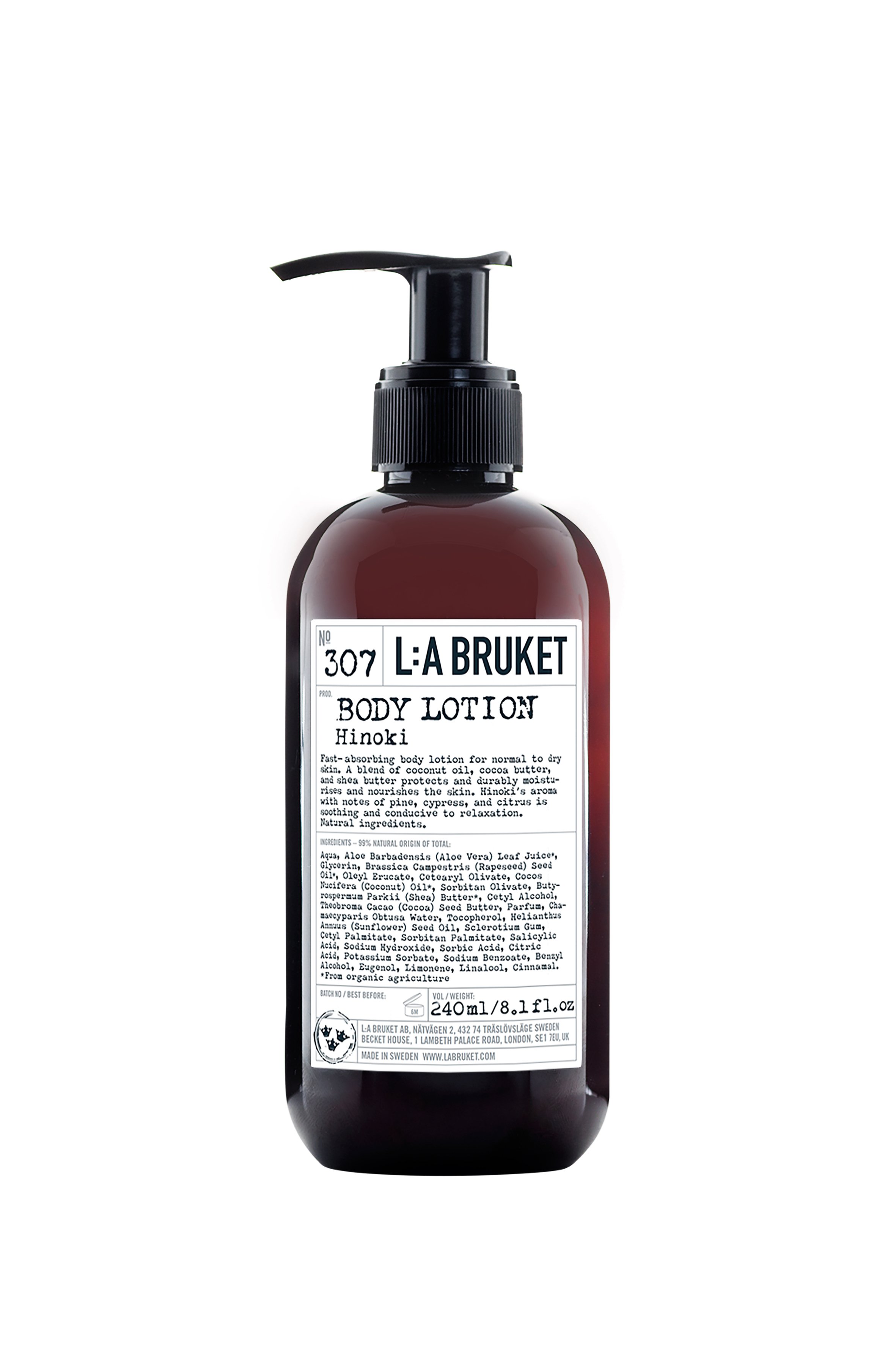 No. 307 NOUVELLE Lotion Corporelle Hinoki
