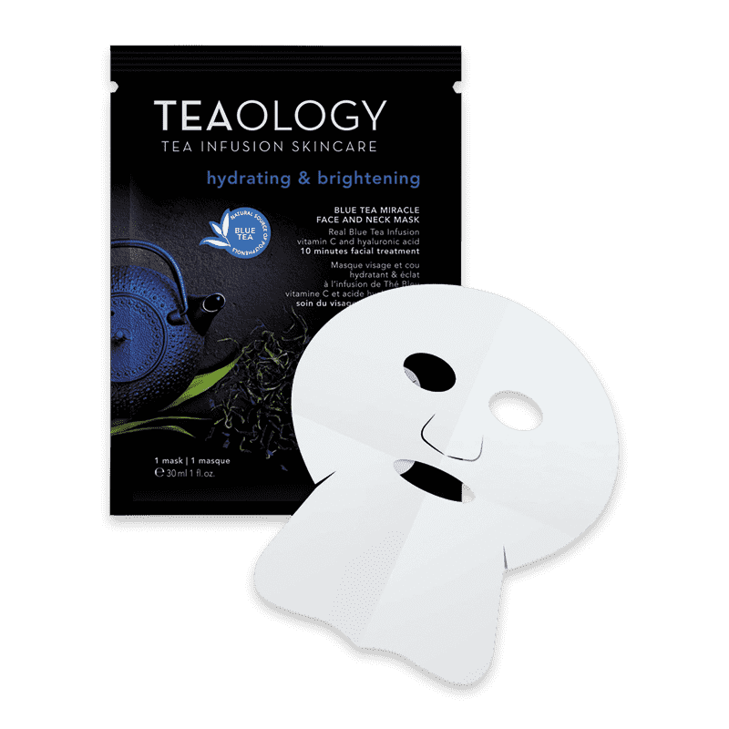 TEAOLOGY Blue Tea Miracle Face and Neck Mask masque pour le visage