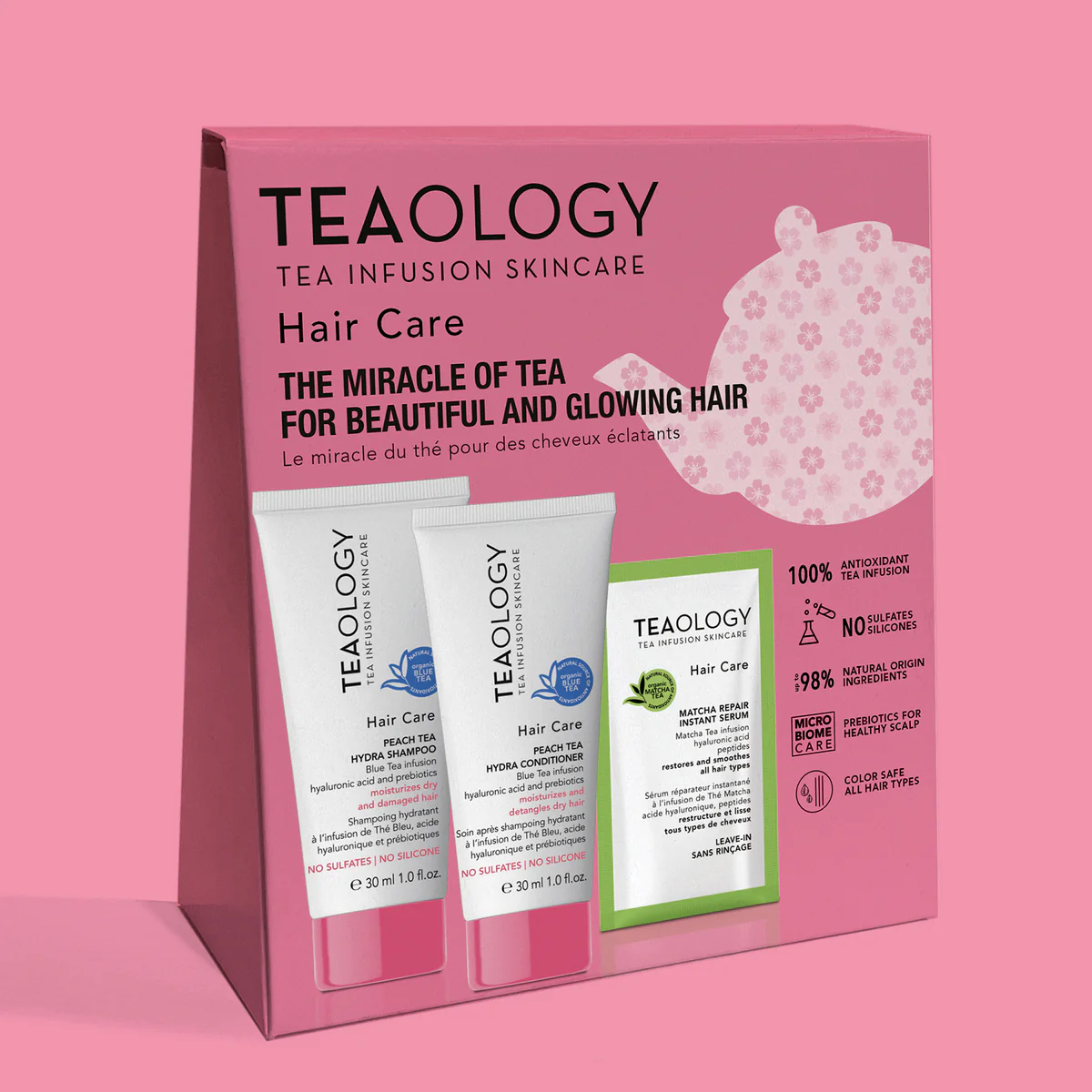 Peach Tea Hair Care Kit