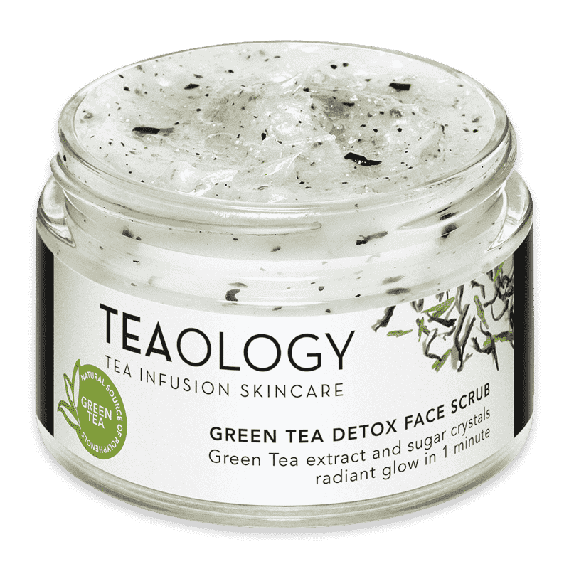 TEAOLOGY Green Tea Detox Face Scrub exfoliant visage au thé vert détoxifiant