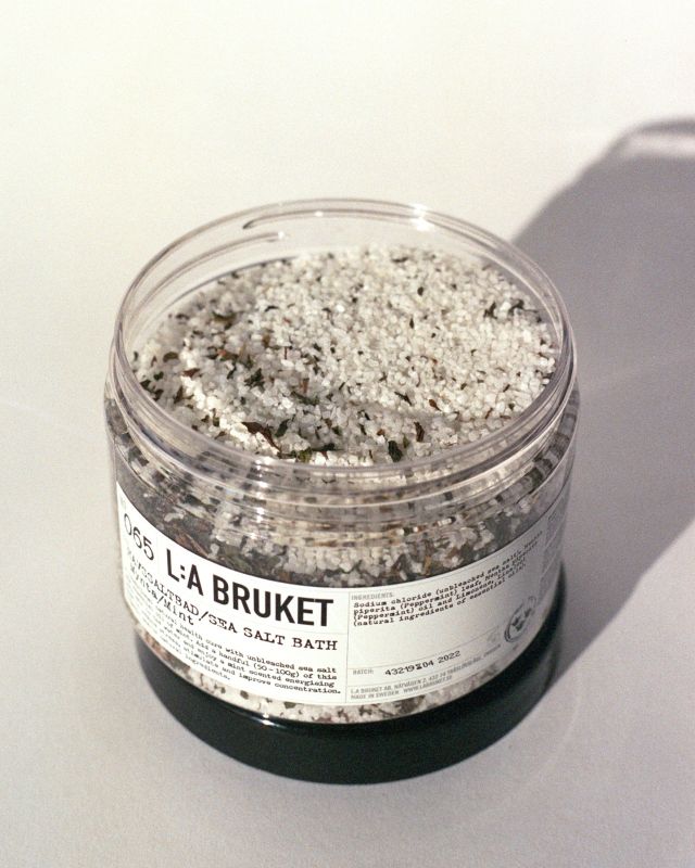 L:A BRUKET No. 065 Bath Salt Mint sel de bain