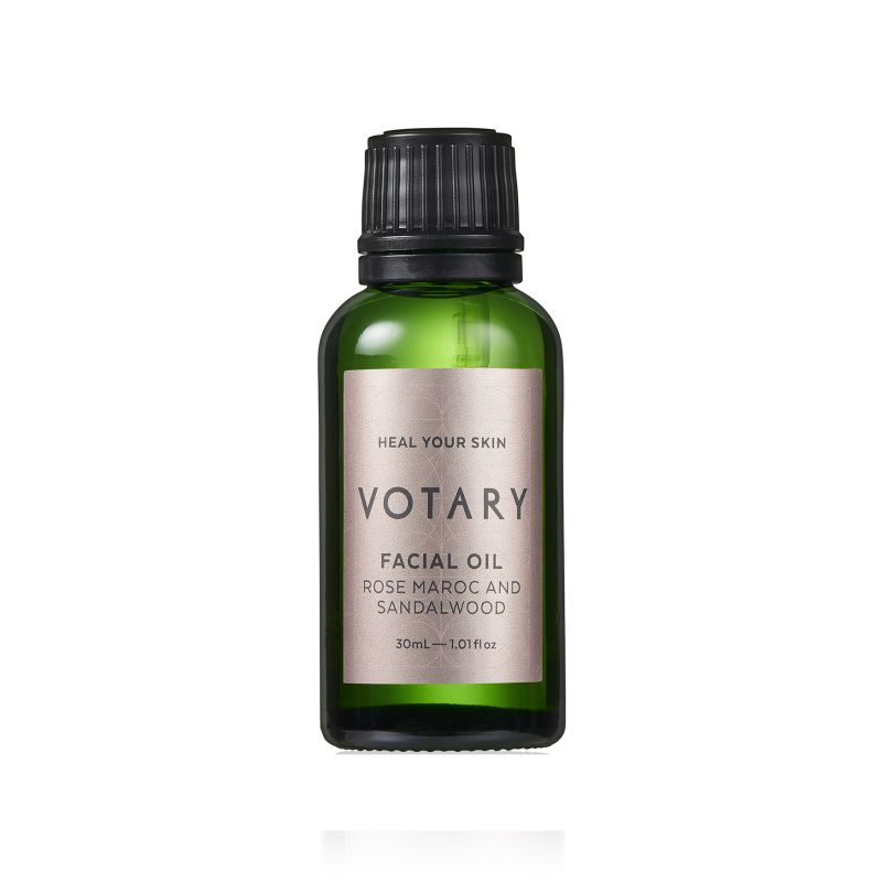 VOTARY Facial Oil Rose Maroc & Sandalwood huile pour le visage*