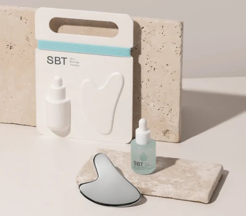 SBT Labs coffret cadeau Mini Cell Life Serum & Gua Sha