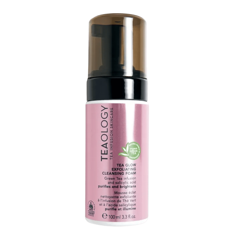 TEAOLOGY Tea Glow Exfoliating Cleansing Foam mousse nettoyante exfoliante nettoyante