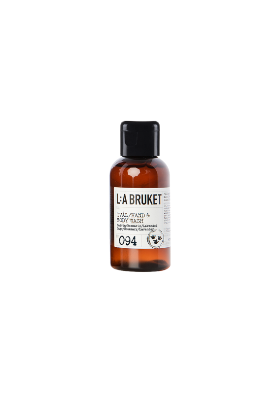 L:A BRUKET No. 094 Hand & Body Wash Sage/Rosemary/Lavender format voyage