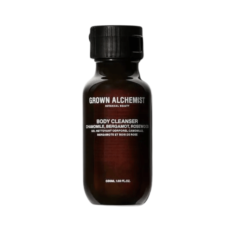 Grown Alchemist Body Cleanser Chamomile; Bergamot & Rosewood - format voyage