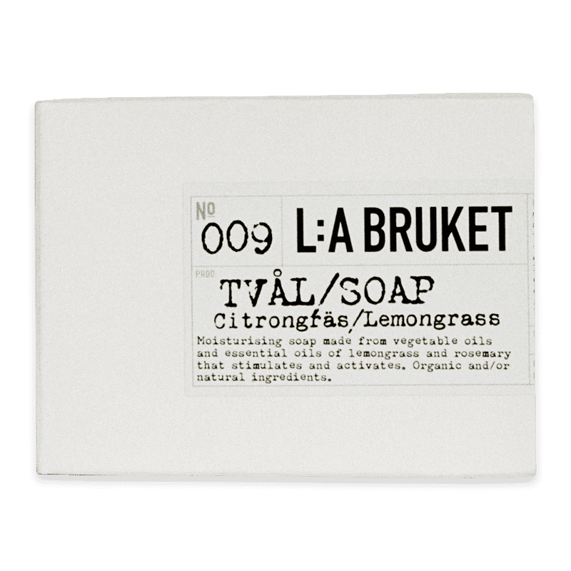 L:A BRUKET No. 009 Bar Soap Lemongrass savon