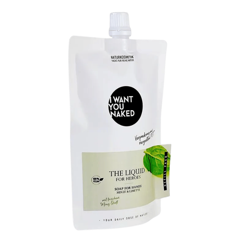 I want you naked THE LIQUID For Heroes avec citron vert & menthe 1000ml Refill