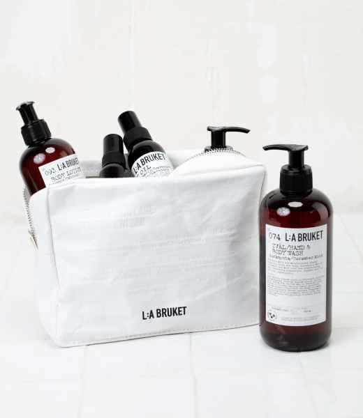 L:A BRUKET No. 176 Toilet Bag white trousse de toilette