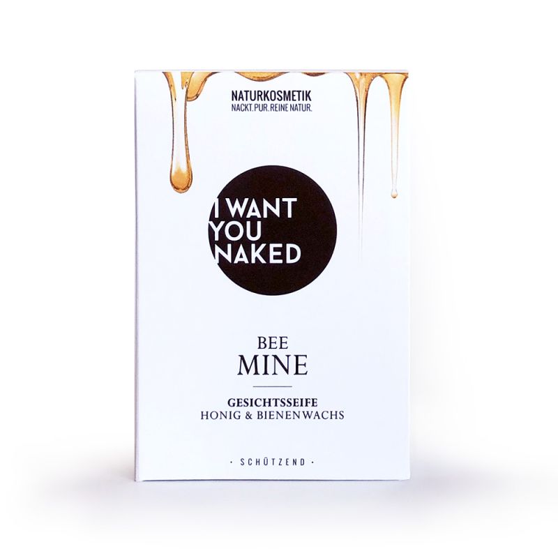 I want you naked BEE MINE savon pour le visage avec miel & cire d’abeille