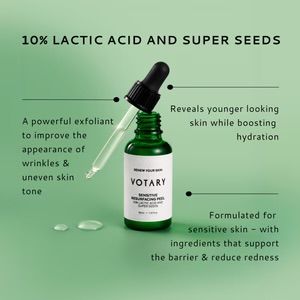 VOTARY Sensitive Resurfacing Peel - 10% Lacid Acid & Super Seeds