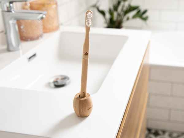 greenanker Ensemble de brosses à dents en bambou lot 2 têtes de rechange